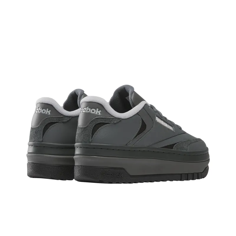 Reebok Club C Anti Slip Wear Resistant Low Top Skateboard Shoes Women's Black-2