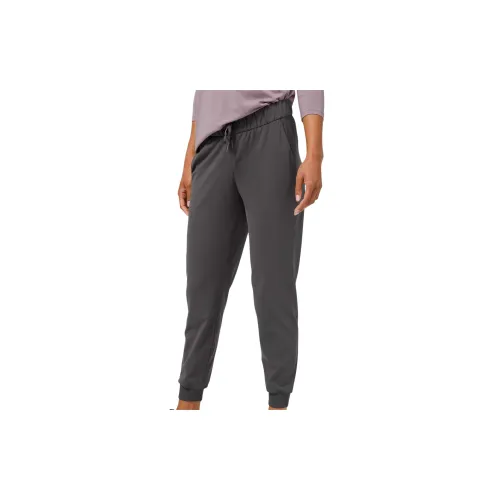 Lululemon On The Fly Knitted Sweatpants Women's Graphite Gray