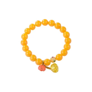 S&A Amber Beeswax Bracelets Women's