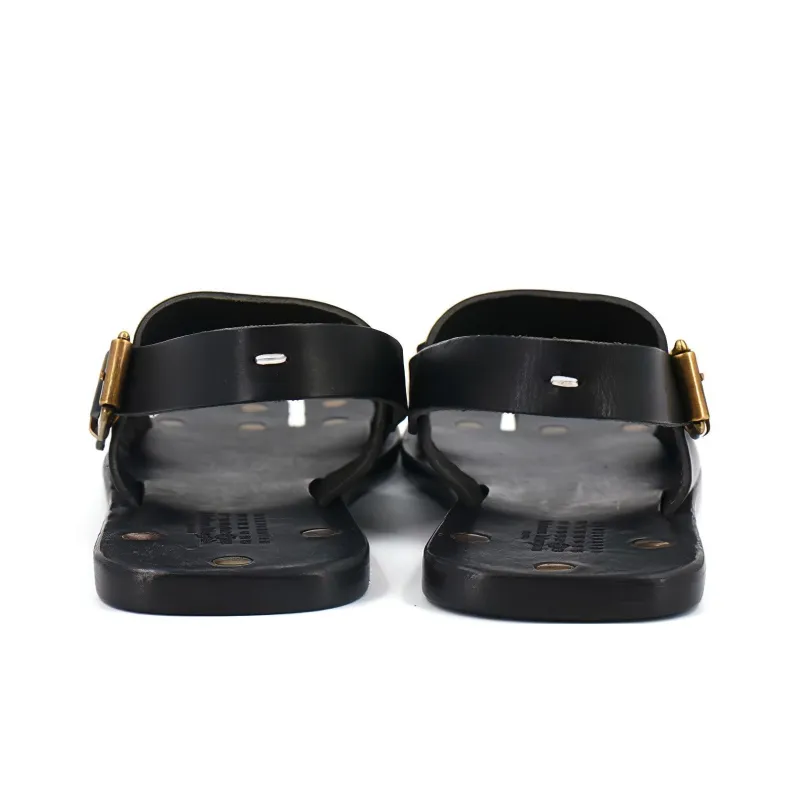 Maison Margiela Replica One Strap Sandals Women's Black-5