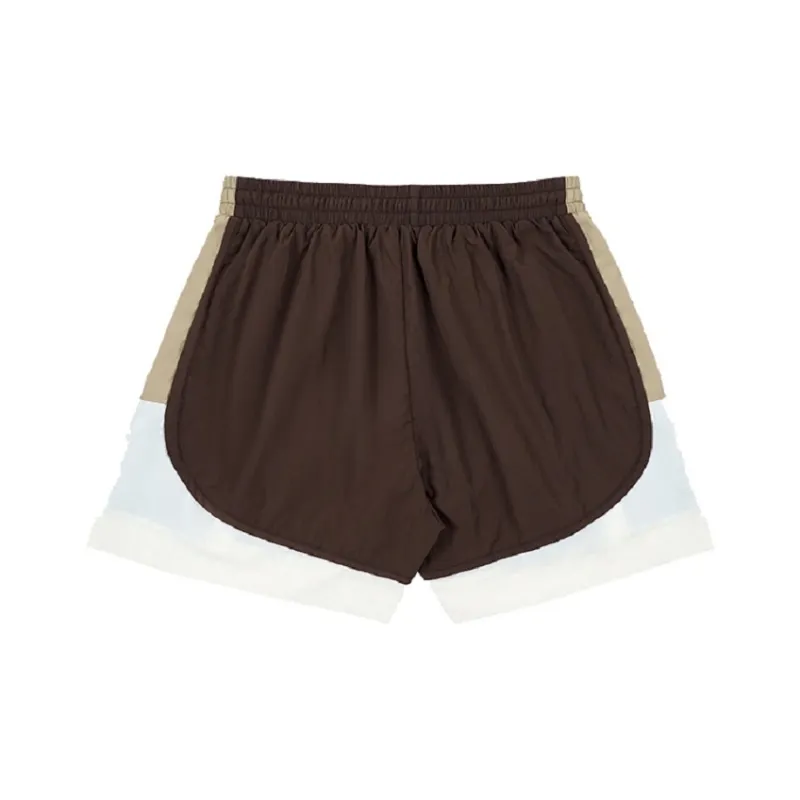 FAIRFAFO Casual Shorts Women's Coffee-1