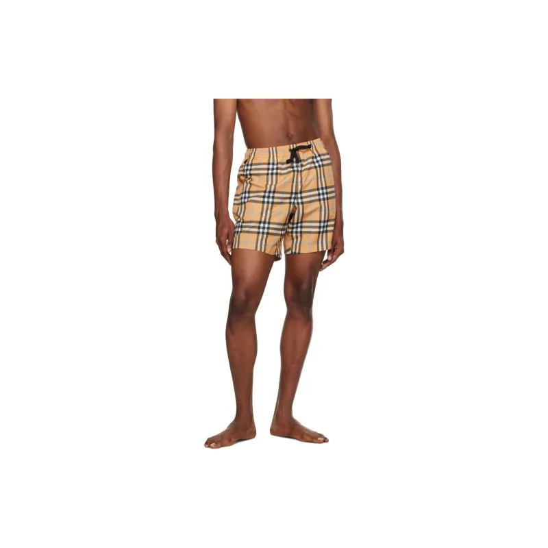 Burberry Swimming Shorts Men's Orange-3