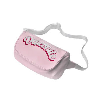 DRACONITE PU Shoulder Bag, Fanny Pack, Sling Bag, Crossbody Bag Regular Women's Cherry Blossom Pink
