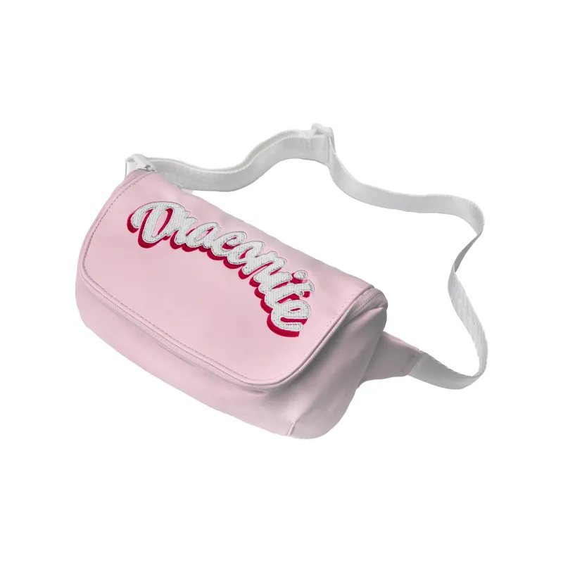 DRACONITE PU Shoulder Bag, Fanny Pack, Sling Bag, Crossbody Bag Regular Women's Cherry Blossom Pink-0