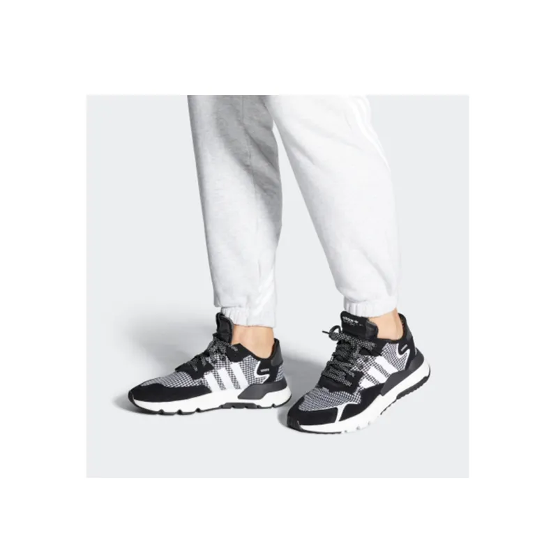 Adidas Nite Jogger Black White-4