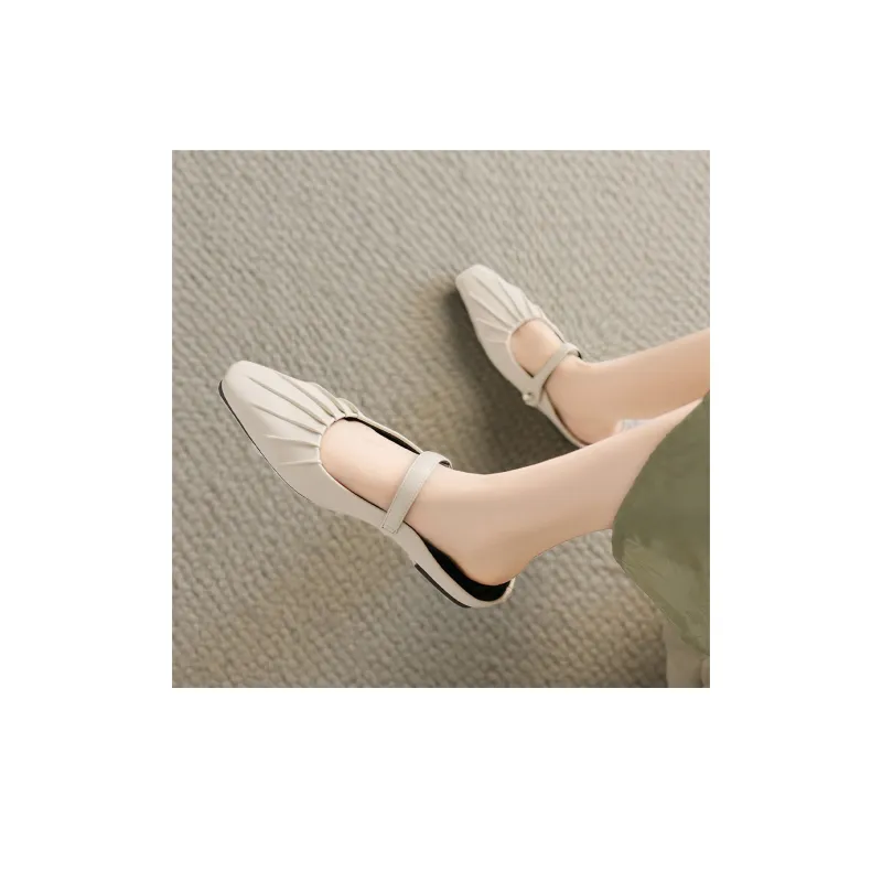 ZHR Vibram Sole Metal Odor Resistant Abrasion Resistant Slip Resistant Wrap toe Slippers Women's-11