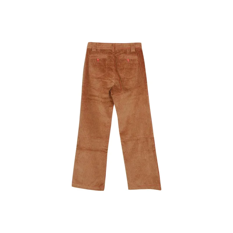 CORMIO Logo Patches Velvet Pants-1