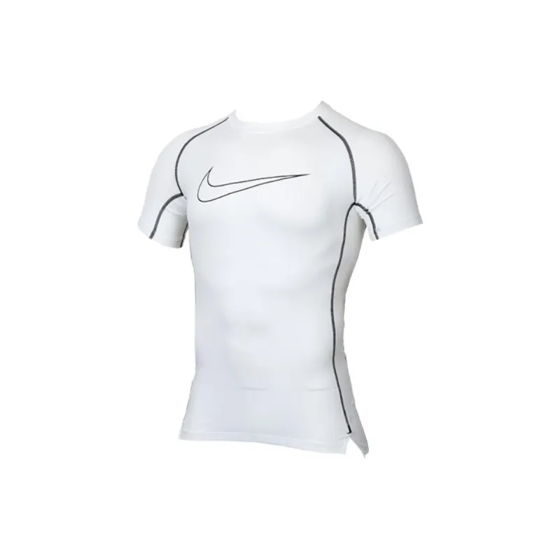 Nike Casual Sportswear Men White T-Shirt+Khaki Shorts-2