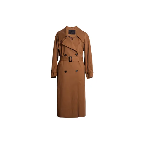 ROEYSHOUSE Trench Coats Women's Coffee