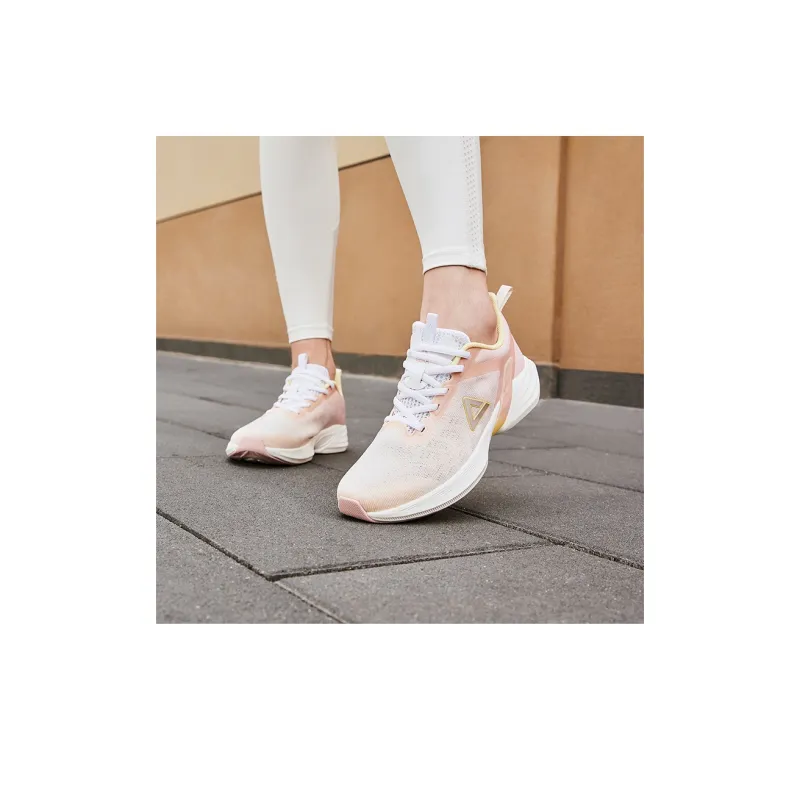 PEAK Hyperfuse Anti Slip Wear Resistant Low Top Running Shoes Women's Desert Pink-7