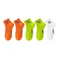 2 Bright Orange+2 Neon Green+1 White