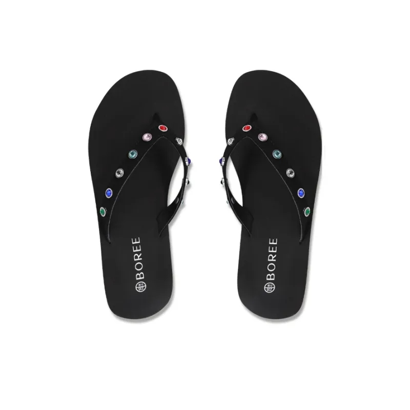 BOREE EVA Flip Flops Women's Black-1