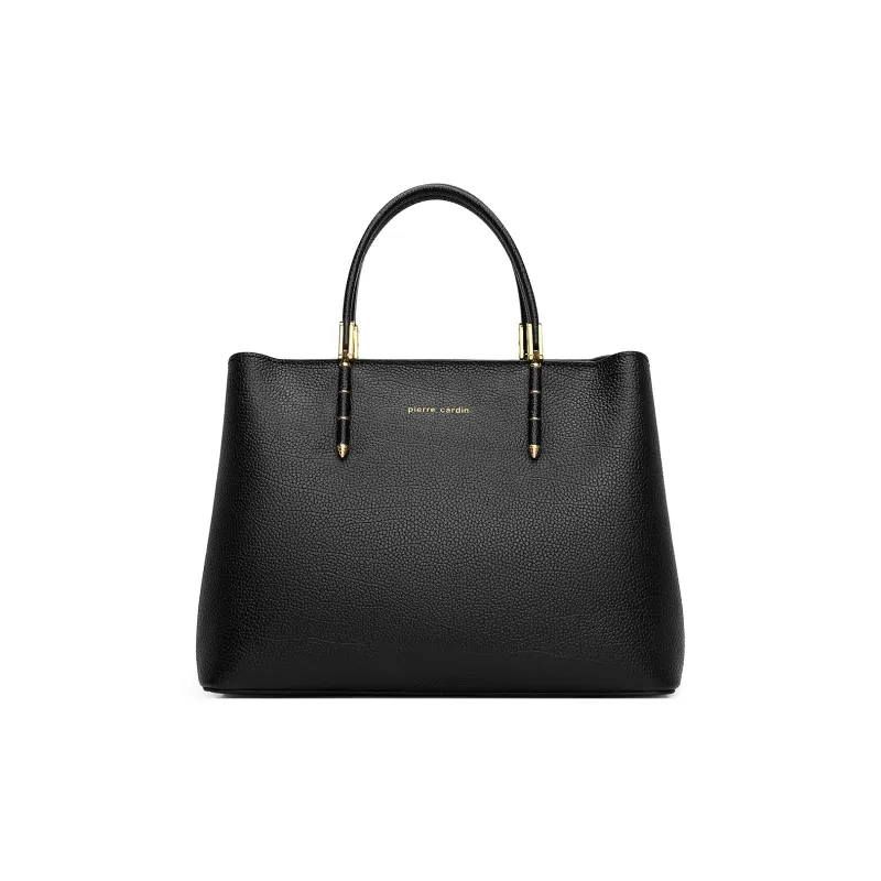 PIERRE CARDIN Top Grain Cow Leather Handbag Regular Women's Multicolor-0
