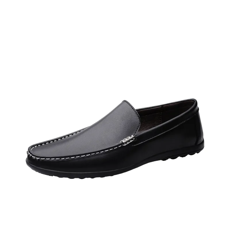 King Jinmai Men's Casual Shoes Men Low Top Black, Gray-4