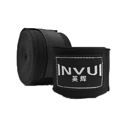 INVUI Boxing Accessories 100% Cotton Boxing Training Unisex 3m/5m Black-0