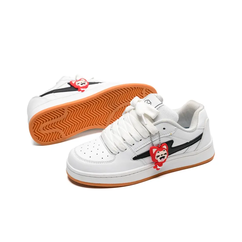 ALI THE FOX Balanced, Lightweight, And Breathable Low Top Skateboard Shoes Unisex Ecru-6
