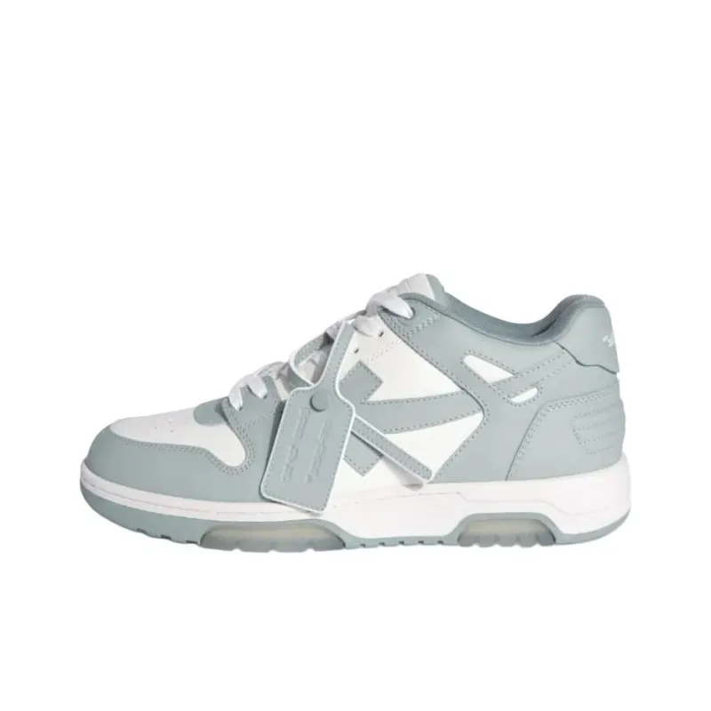 OFF WHITE Out Of Office Ooo Low Tops White Grey-0