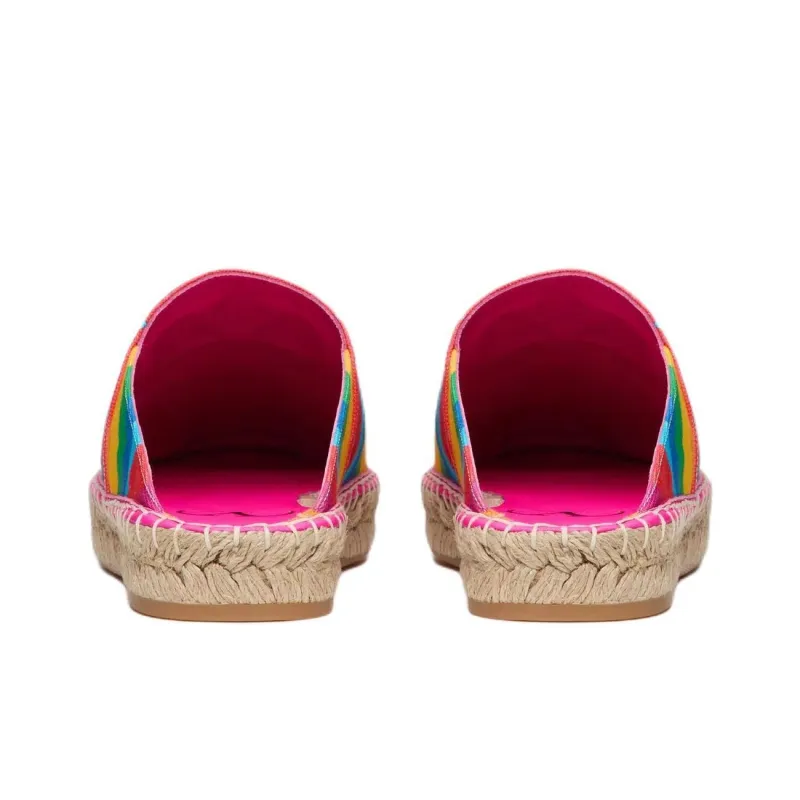 Valentino Closed Toe Slippers Women's Multicolor-4