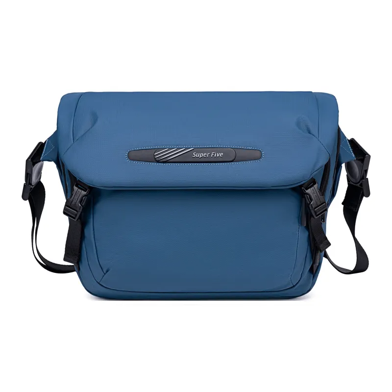 Super Five Polyester/Oxford/Water Repellent Shoulder Bag Unisex Multicolor/Black/Ecru/Gray/Blue-4