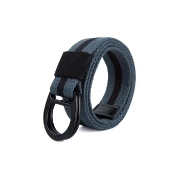 Mulinsen Color Blocking Double Ring Buckle Teenagers Korean Style Jeans Decoration Belt Canvas Belt Unisex 3.8cm