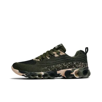 SIMBA'S PRIDE Wear Resistant Breathable Cushioning Slip Resistant Running Shoes Unisex Green Camouflage
