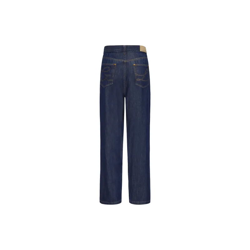 GALLIANO LANDOR Casual Pants Unisex Dark Blue-1