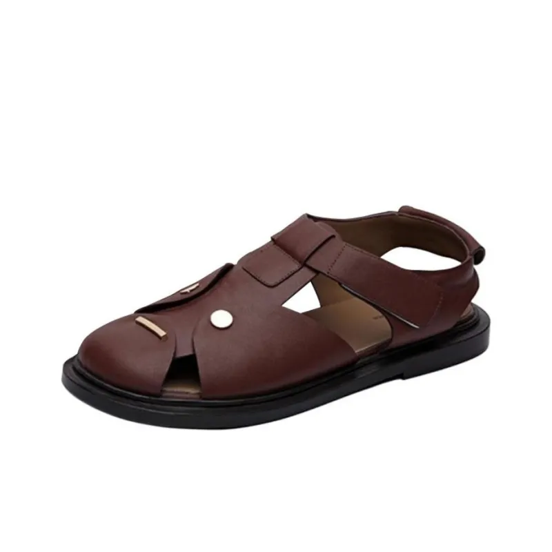 Short Sentence Erika Roman Sandals Women's Dark Brown-0
