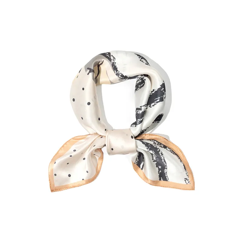 Shanghai Story 100% Mulberry Silk Silk Scarves Women's Patch Bamboo Leaf Flower Gift Box Set-39