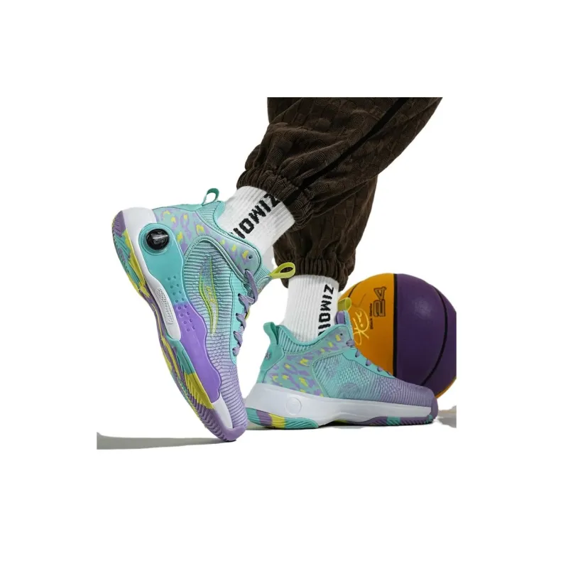 BTE Cushioned Wear-Resistant Breathable Slip-Resistant High-Top Basketball Shoes Unisex-2