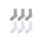 Gray Long Shaft 3-White Long Shaft 3[6 Pack]