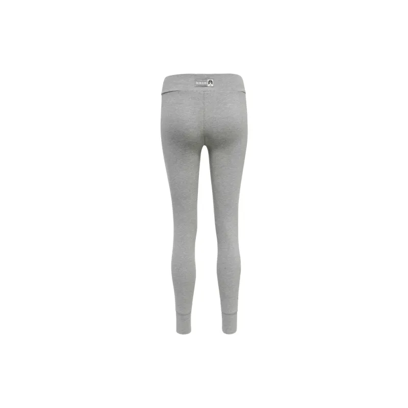 Hummel Cotton Blend Tights Sports Pants Women's Gray-2