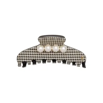 ALEXANDRE DE PARIS Jade Bead Large Size Claw Clip Hair Accessory Headpiece Women's