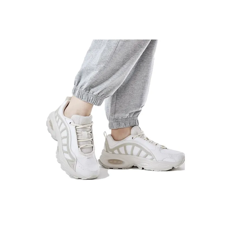 Kappa Anti-Slip Wear-Resistant Low-Top Chunky Sneakers Unisex Gray-6