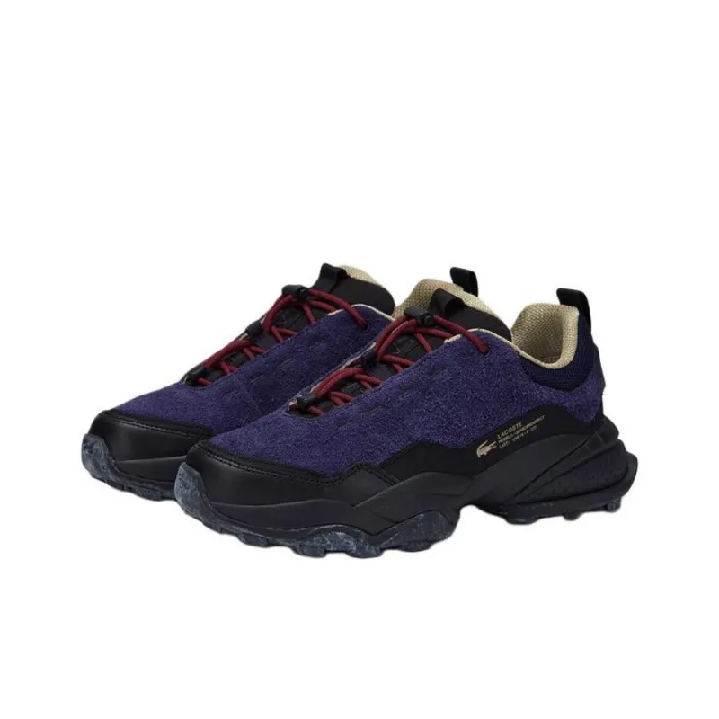 LACOSTE Low Top Casual Shoes Men's Navy Blue-2