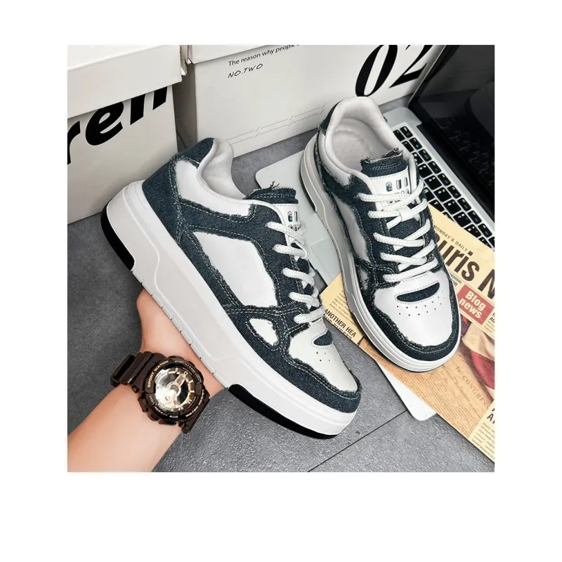 CAMOSI Breathable Lightweight Height Increasing Low-Top Casual Shoes Men's-39