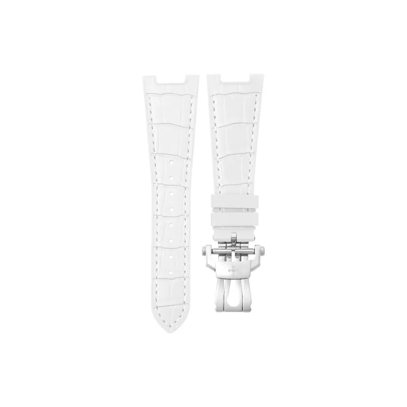 VAGENARI Imitation Crocodile Leather Rubber Strap Compatible With Baudet Turtle 5711.5712.5726.5980 Watch Band Unisex-9