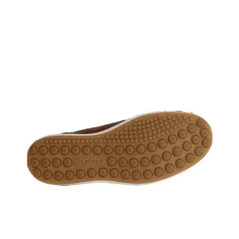 Ecco Low Top Skateboard Shoes Men's Tan-3