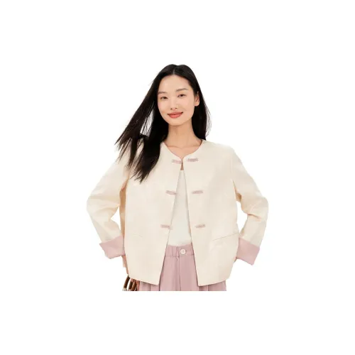 Fragment Cropped Coats Women's Off White