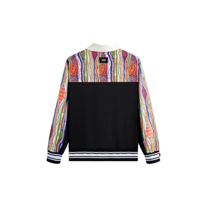 COOGI Jackets Coats Unisex Black Red-1