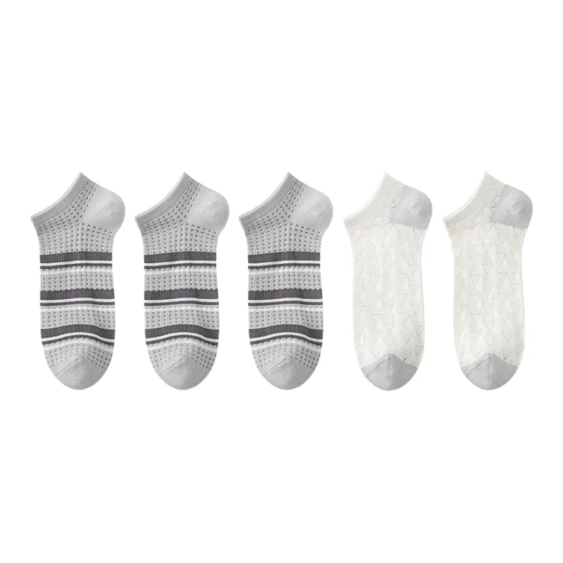 Lan Miao Ankle Socks Men's 5 Pack-10