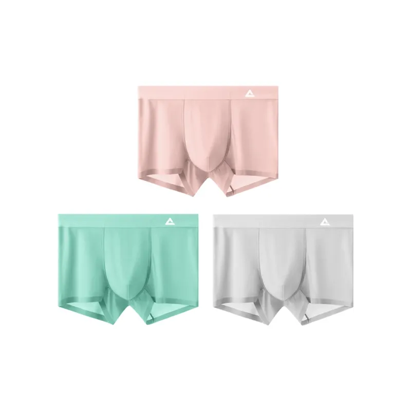 PEAK Ice Silk Underpants, Lightweight Base Layer With High Stretch And Smooth Texture Men's Multicolor Multiple Pieces-24