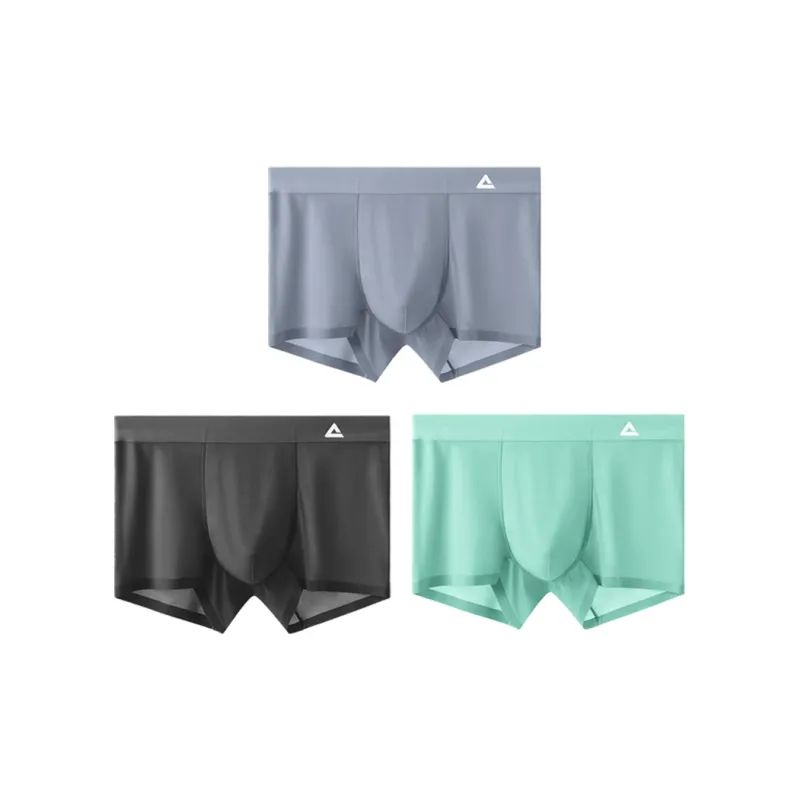 PEAK Ice Silk Underpants, Lightweight Base Layer With High Stretch And Smooth Texture Men's Multicolor Multiple Pieces-12