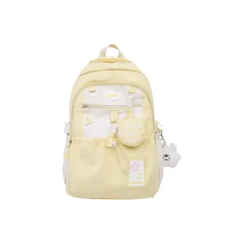 S.REPHEN Nylon Backpack Regular Unisex Purple/Black/Pink/Yellow/Blue