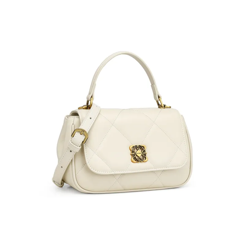 PIERRE CARDIN Top Grain Cow Leather Handbag Crossbody Bag Regular Women's Black/Yellow Brown/Beige-14
