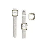 [Printed Lucky Dogs]Antique White+Matching Style Protective Cover