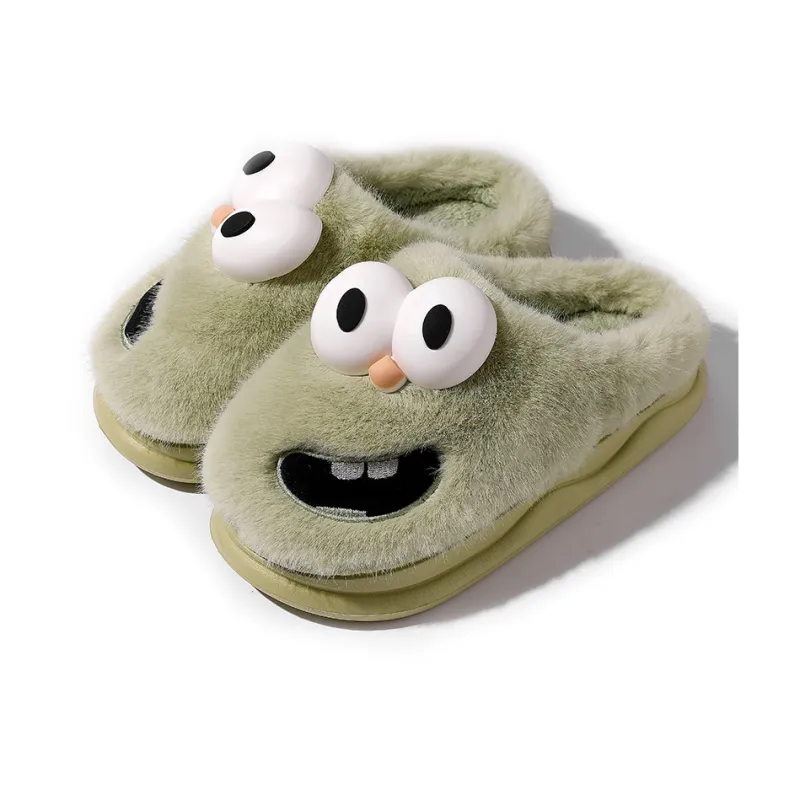 YUSHIPOLUO Wrap toe Slippers 3cm Unisex-6