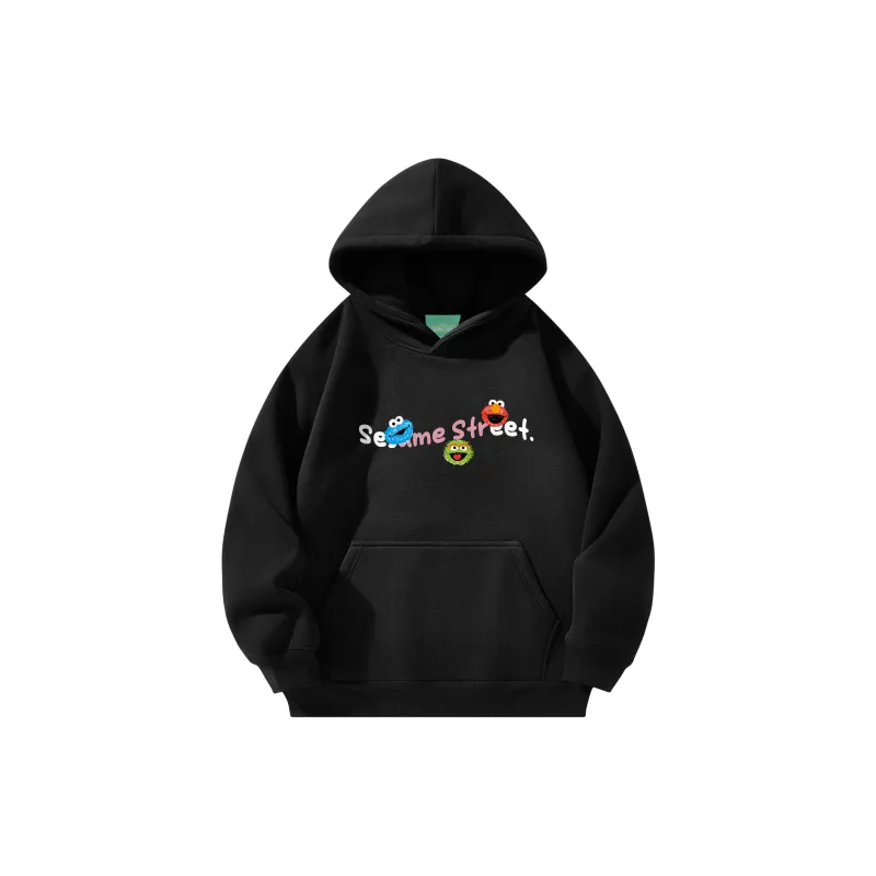 SESAME STREET Sweatshirt Thickened And Fleece Lined Unisex-1