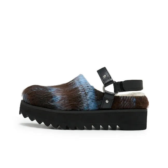 Lost In Echo Outer Platform Height Increasing Double Straps With Hook and Loop Buckle Boots-7