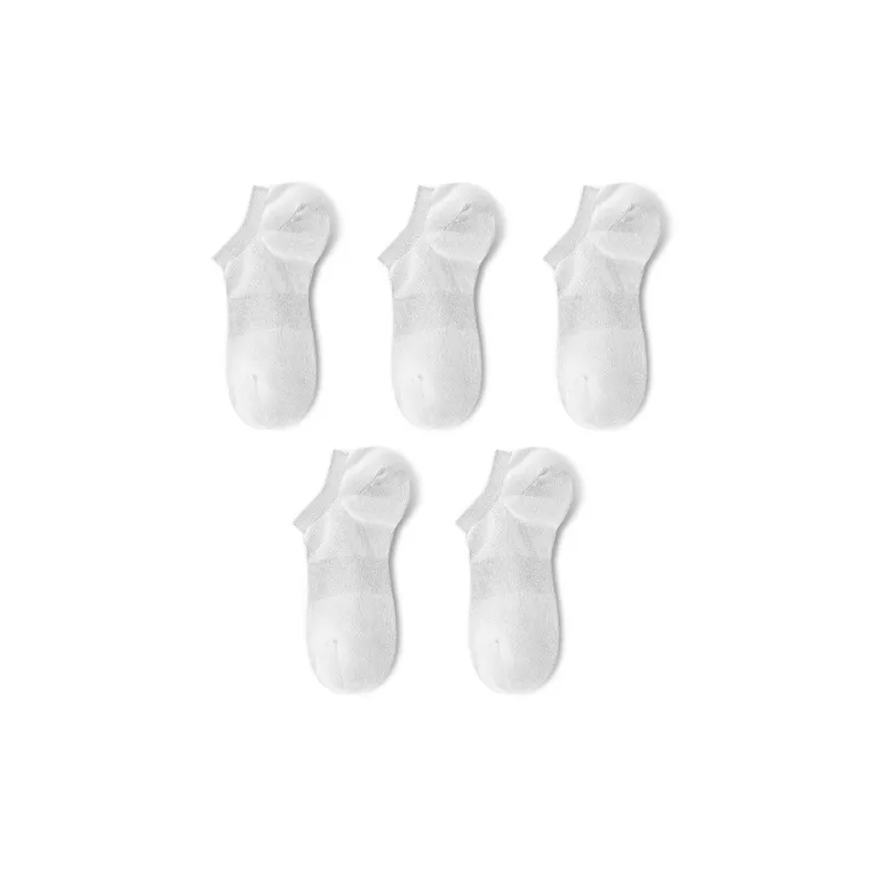 LUCKMEEY Ankle Socks Men's 5 Pack-0