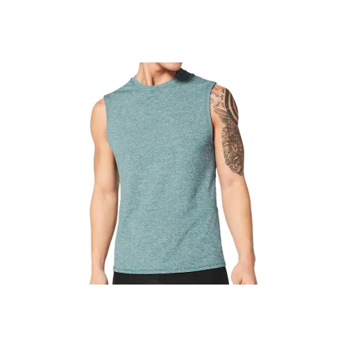 Lululemon T-Shirts Men Blue-Green Teal